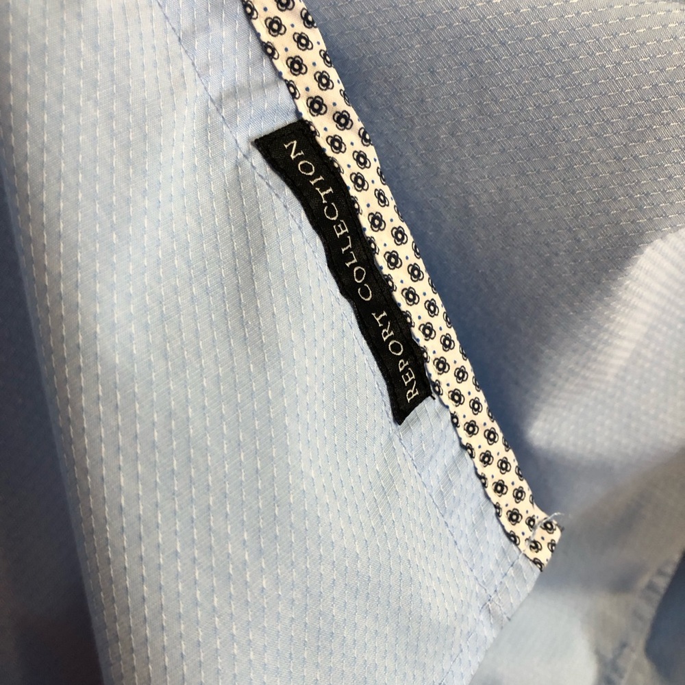 Report Collection, Blue, Double Cuff Button Down - image 8